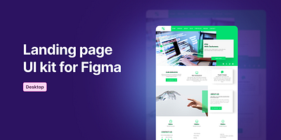 Software Agency Landing Page Templet design graphic design ui ux