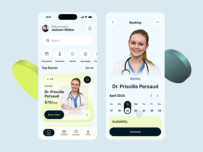 Medixa® - Healthcare Appointment Booking App UI/UX Animation animation app design brand identity clean ui dashboard design design system healthcare app healthcare ui healthcare ux healthtech human centered design medical dashboard minimal design mobile app ui modern ui product design ui uiux design ux case study web app design