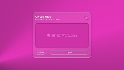 Upload Modal branding design graphic design illustration inspiration logo minimal typography ui ux