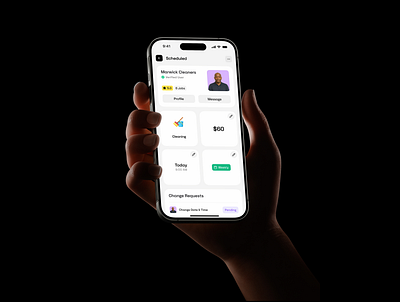 Big Moves Start Small app branding components dark hooman logo mobile motion graphics navigation startup ui