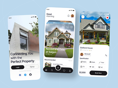 Real Estate App apartment app design facility house marketplace mobile mvp online property proptech purrweb react native real estate realestate realtors search startup ui ux
