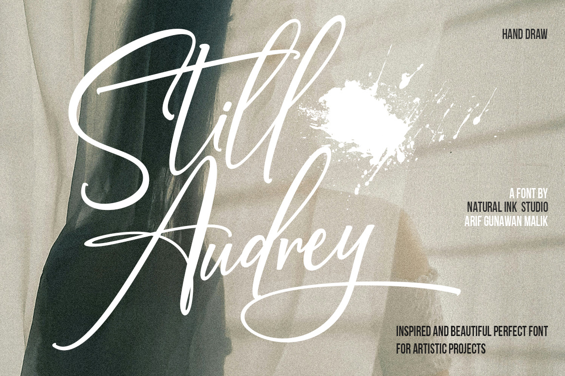 Still Audrey animation best seller branding design font font awesome font design graphic design handmade illustration signature smoothie