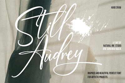 Still Audrey animation best seller branding design font font awesome font design graphic design handmade illustration signature smoothie