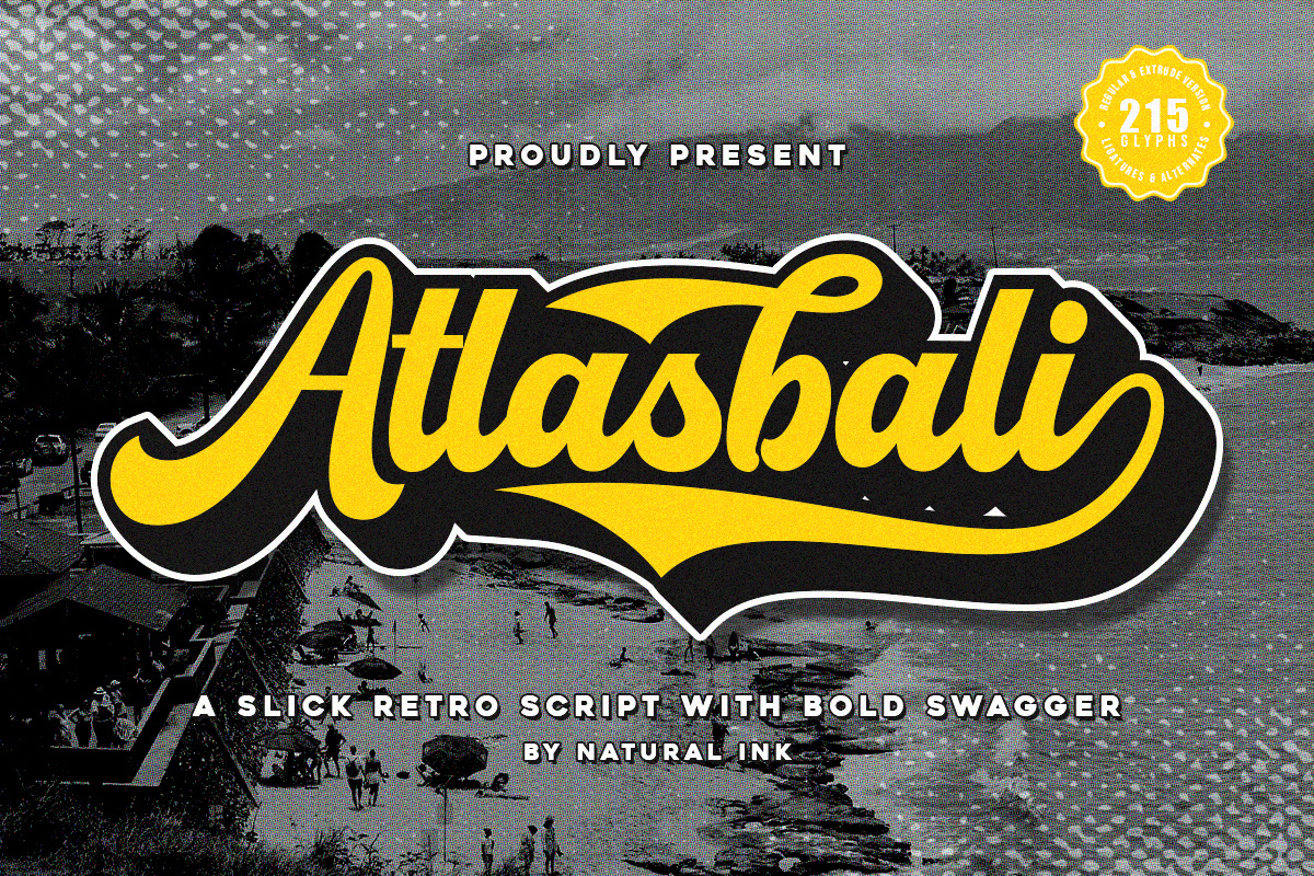 Atlasbali animation best seller branding design fashion font font awesome font design illustration logo smoothie ui vintage