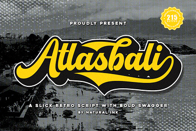Atlasbali animation best seller branding design fashion font font awesome font design illustration logo smoothie ui vintage
