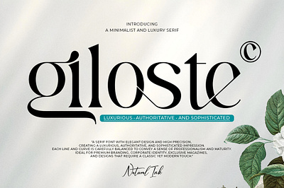 Giloste animation best seller branding design font font awesome font design graphic design illustration logo motion graphics smoothie ui