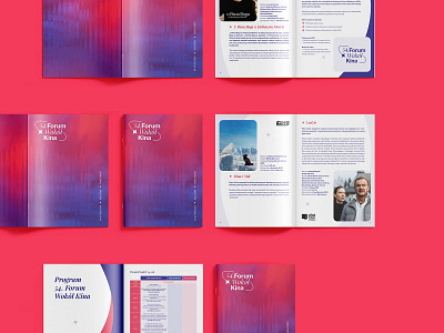 54. Forum Wokół Kina aurora brand branding catalog cinema event logo poland print
