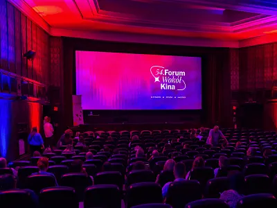 54. Forum Wokół Kina aurora brand branding cinema dcp event forum logo poland screen