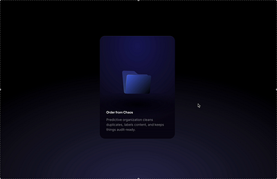 AI Smart Crypto Storage (concept) card darkui design fintech framer productdesign ui ux web3