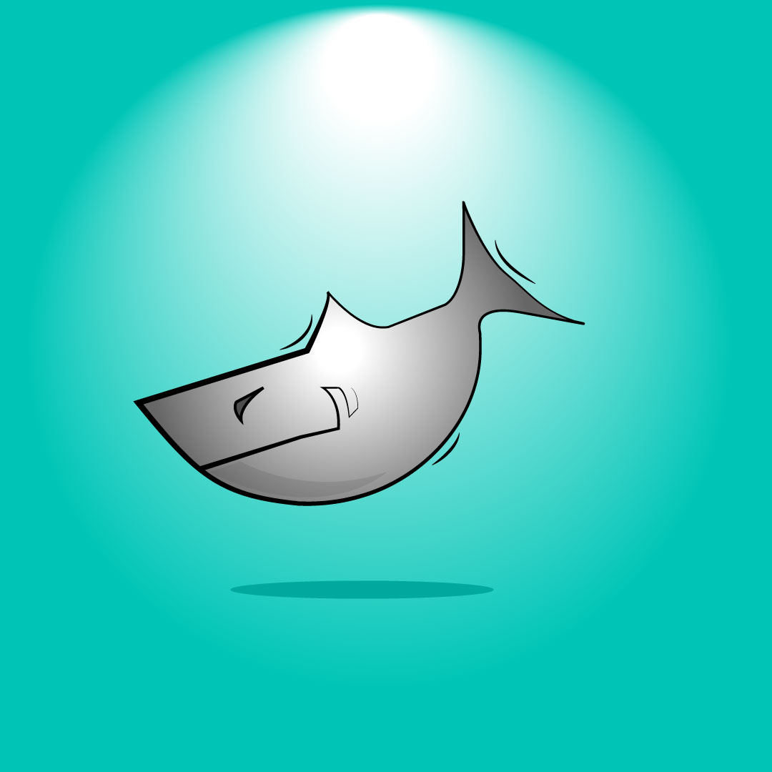 An Angry Shark adobe illustrator digital art graphic design illustrator shark