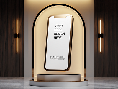 Golden 3D iphone 3d 3d model blender design designer figma graphic design illustration illustrations iphone mobile mockup rescource resources samsung ui