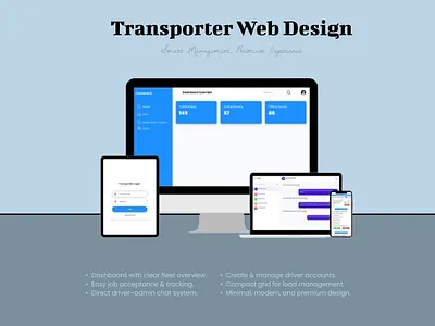Transporter Web Design design figma seamless workflow ui uiux