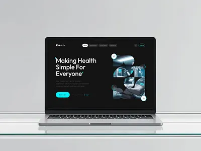 Healthcare Platform – Modern Web Design ai healthcare landing ui ux
