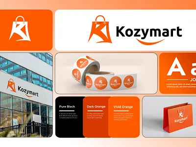 e-commerce modern minimalist logo best logo brand book brand gideline brandidentity branding branding kit ecommerce ecommerce logo full branding kit graphic design happy k logo letter logo logo logo design minimalist logo modern logo monogram logo new logo text logo