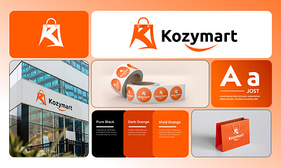 e-commerce modern minimalist logo best logo brand book brand gideline brandidentity branding branding kit ecommerce ecommerce logo full branding kit graphic design happy k logo letter logo logo logo design minimalist logo modern logo monogram logo new logo text logo