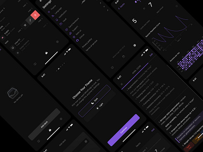 Flashcards app app dashboard infographic ios mobile ui ux