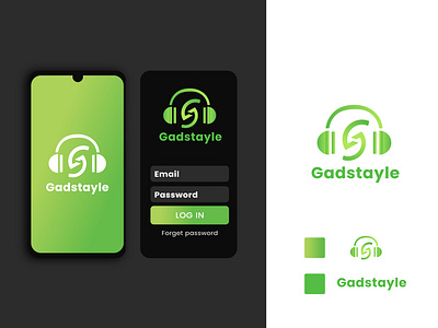 e-commerce gadget logo design full branding