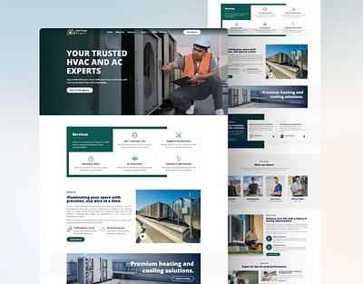 Cold Snap AC Repair WordsPress Elementor Template ac ac repair agency design elecrecian elementor hvac landing page landingpage mordern plumber trending ui webdesign wordpress