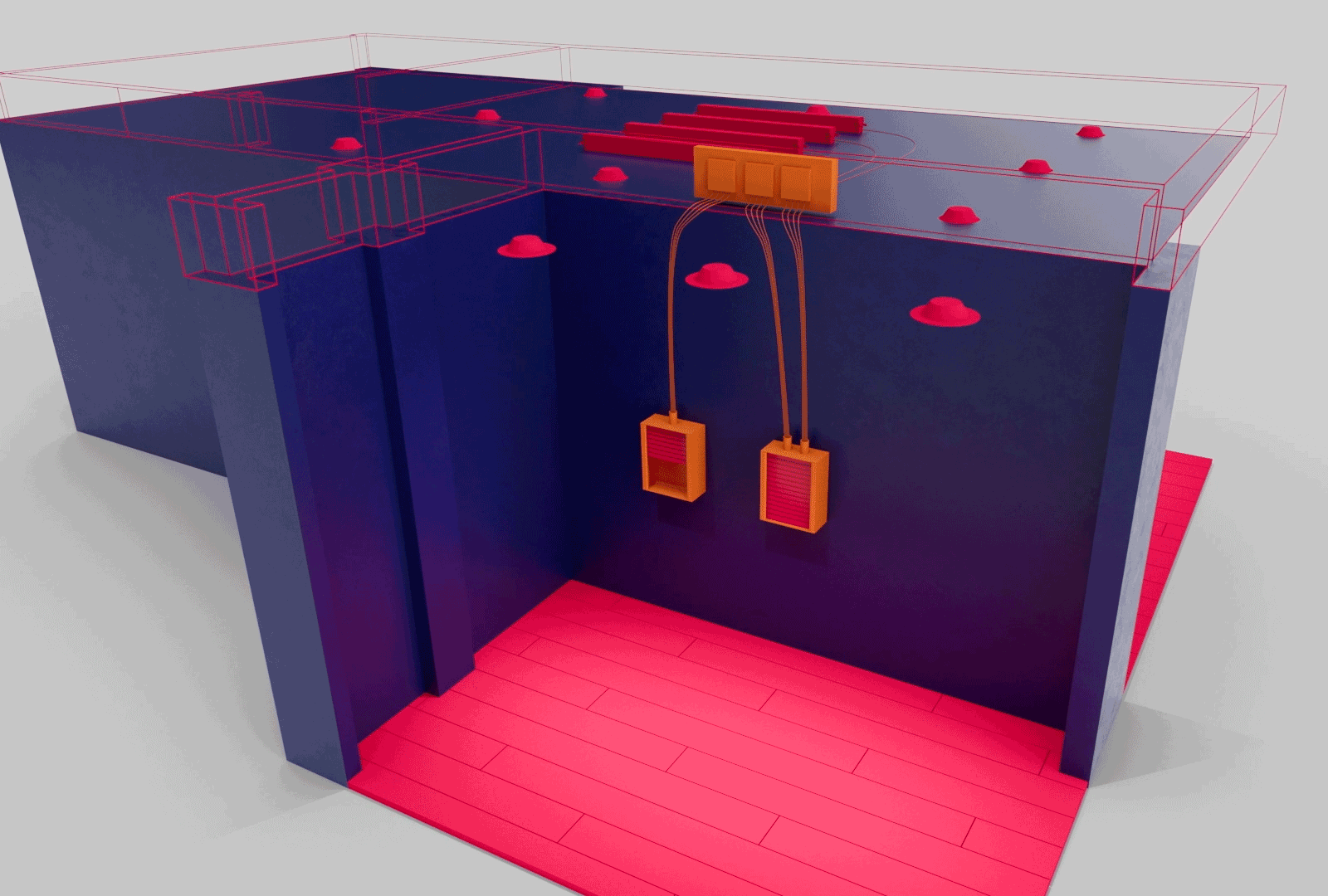 Room, for Lytei 3d 3d animation room structure