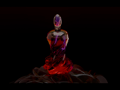 Perfume Bottle & Packaging Design Concept for Chimères Parfum 3d 3d bottle advertising animation blender bottle label brand identity branding commercial concept cycles fragrance graphic design logo lux perfume motion graphics perfume product animation product presentation typography