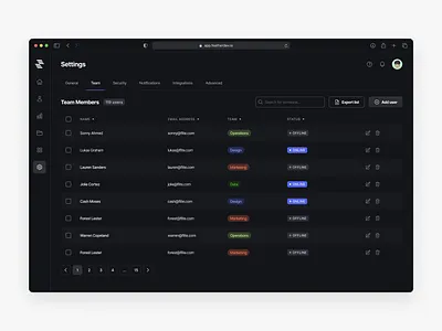 SaaS Settings Screen Concept ai chatgpt dark mode dashboard elon musk product design saas tesla ui ux