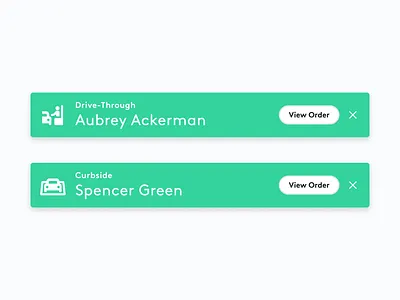 Dispense web app toast alerts cannabis drive thru cannabis ecommerce dispensary ecommerce drive through drive thru order management toast alert web alerts web toasts