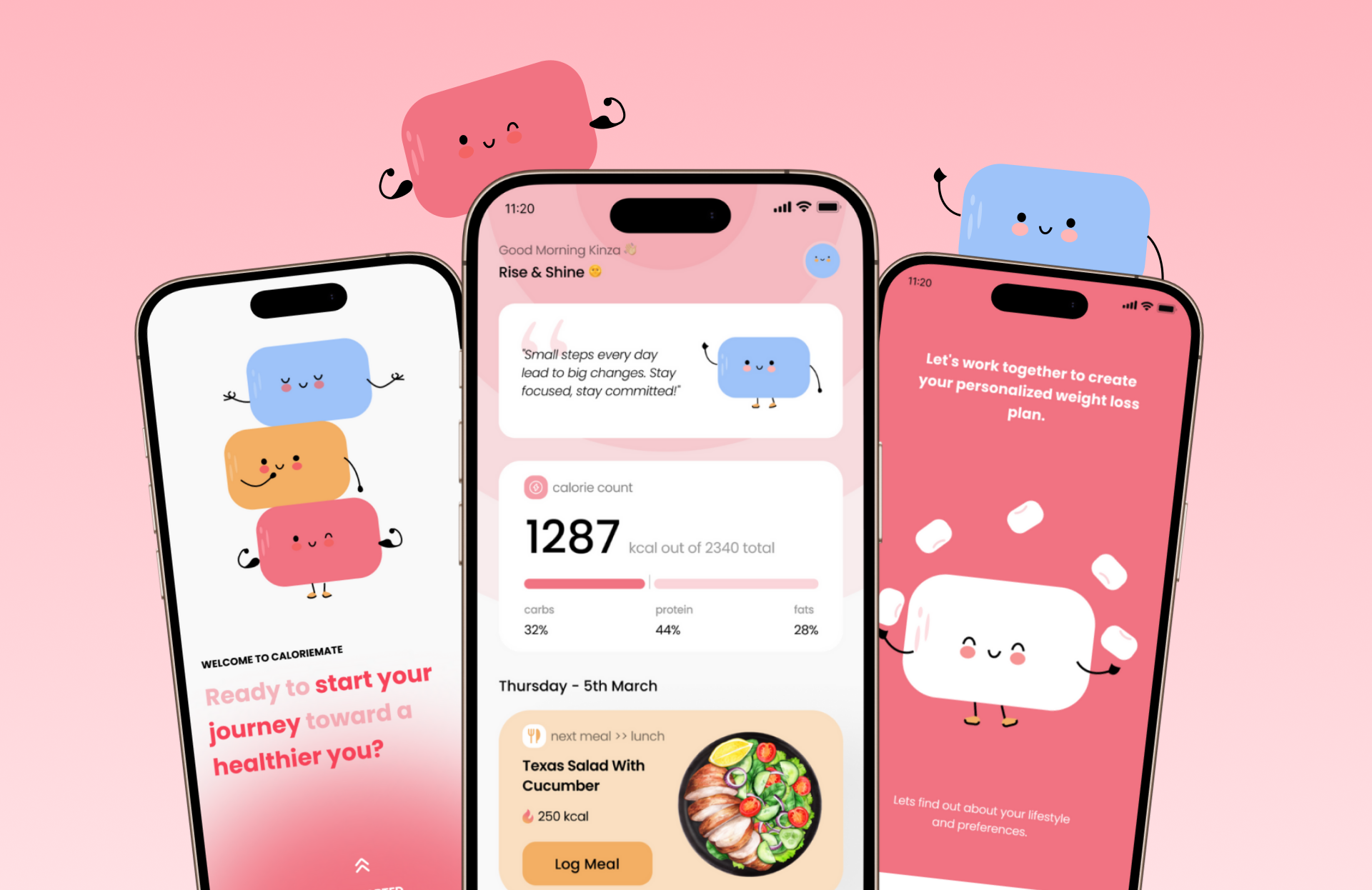 CalorieMate - A Calorie Tracking App app design calorie tracker calorie tracker app calories health app health app design mobile app design mobile app ui ui user interface ux