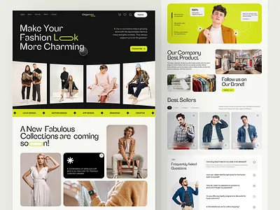 Fashion e-commerce website apparel clean design clothing dark mode e commerce ecommerce fashion figma figma designer finance landing page minimalist modren layout online store typography uiux uiux designer web design website