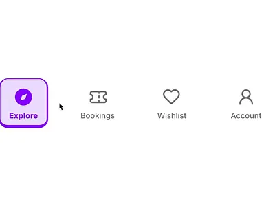 App Navigation Interaction app branding figma graphic design illustration interaction micro interaction travel ui ux vector