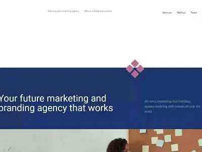 Relja - website tailored for consulting and branding agencies agency figma framer landing page web design webflow
