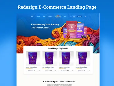 Redesign E-Commerce Landing Page branding design dribble dribble car graphic design motion graphics ui