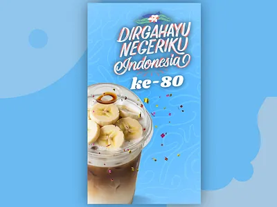 Sosial media design for Instagram story Indonesia’s Independence coffe business design design promotion graphic design indonesia instagram social media design story instagram