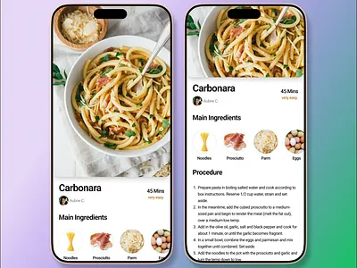 #DailyUI #Day40 #Recipe #DailyChallenge dailyui day40 recipe