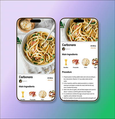 #DailyUI #Day40 #Recipe #DailyChallenge dailyui day40 recipe