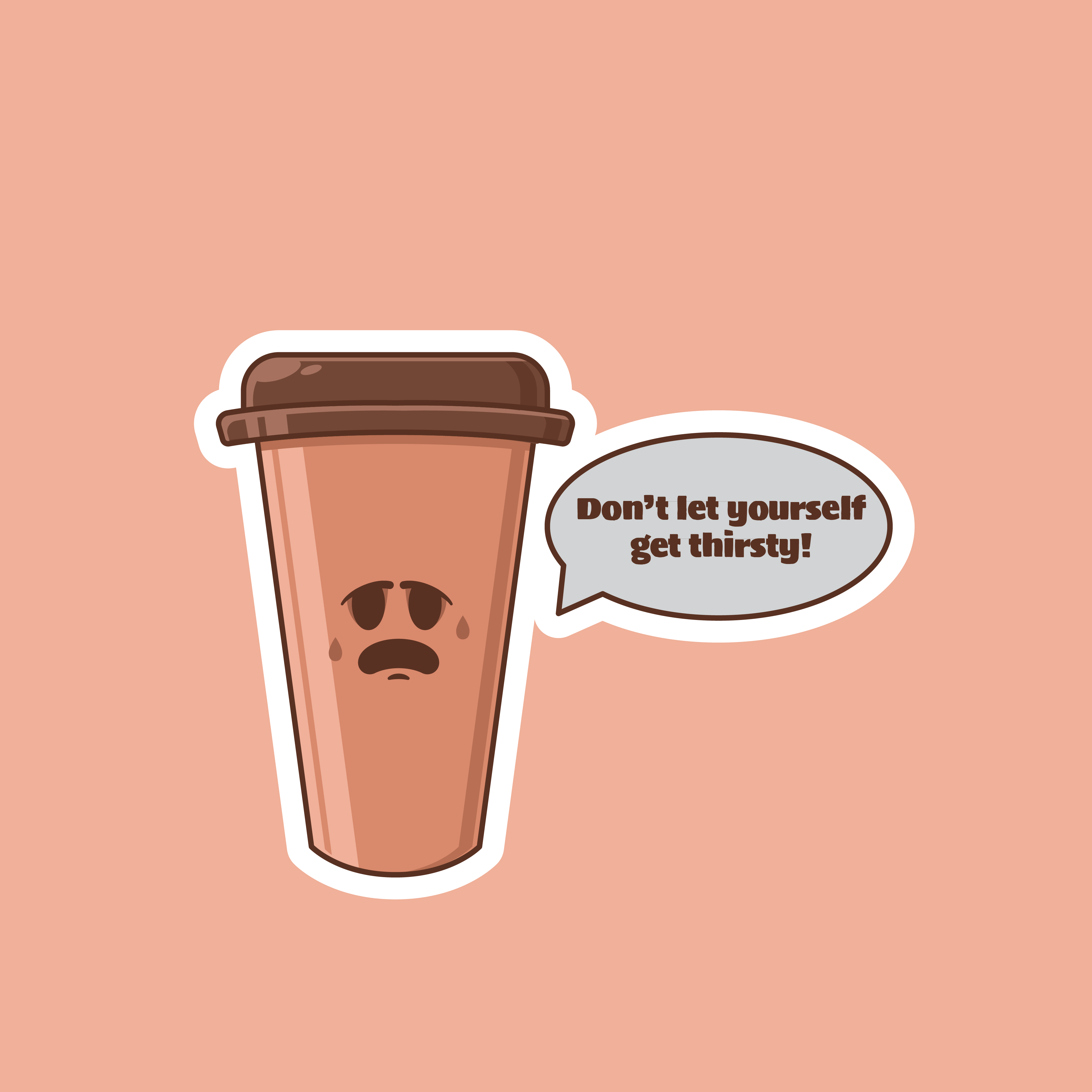 Cute Tumbler Sticker Collection bottle cartoon design drink graphic design illust illustration tumbler vector