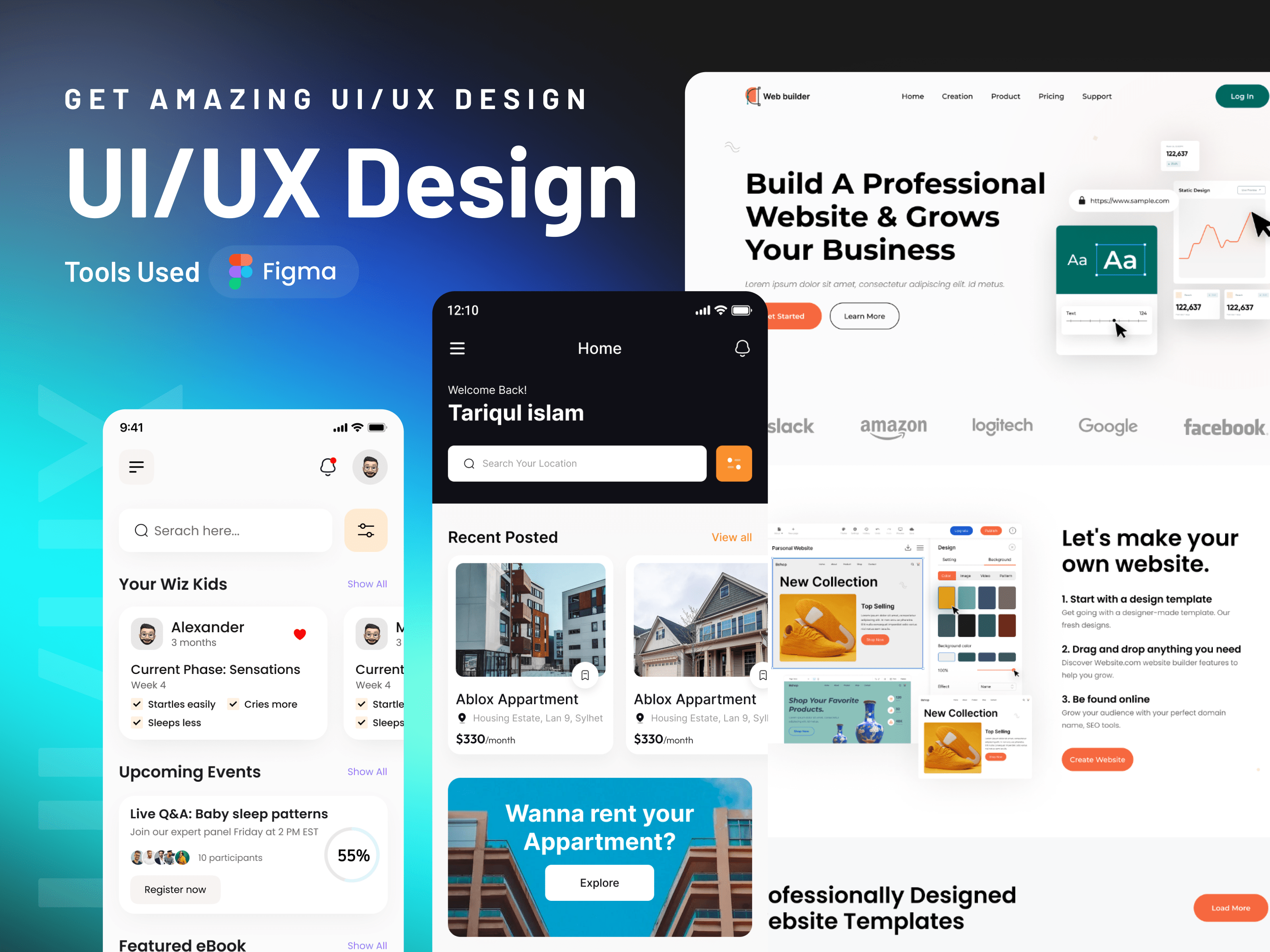 Example of UI & UX Design Service