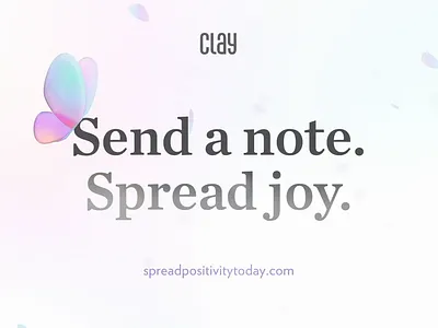 SpreadPositivityToday Teaser adobe after effects ai animation butterfly chatgpt cherry blossom clay crm flower gpt3 motion graphics nintendo note openai petals positivity prm sketch