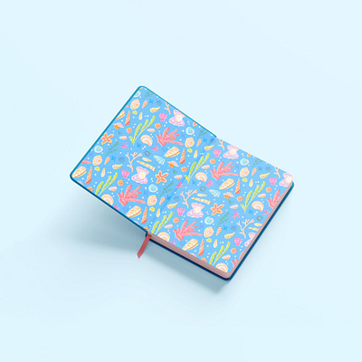 [Day 3+4 = Shell] art artwork design illust illustration ipad mockup ocean package pattern pearl photoshop reef sea shell starfish thepatternchallengebymel2025 tweetyheather 일러스트 패턴
