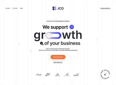 Software House Landing Page Templet design graphic design ui ux