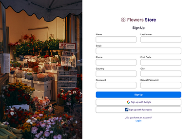 Day 62 Sign Up Form - Daily UI Challenge dailyui ui