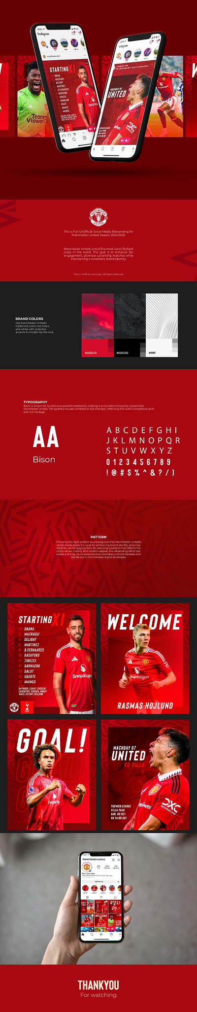 Man utd Social media Design Concept 3d animation branding concept art graphic design logo manipulation motion graphics photoshop post poster social media ui