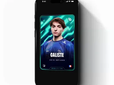 LoL esport TCG concept - Interactions 3d animation app app design card dark esport lol motion ui ui design