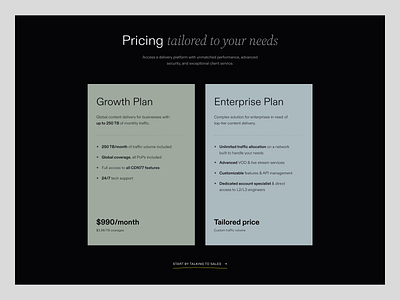 CDN77 Pricing cdn dark pricing sas tech theme