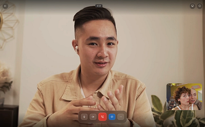 User-Friendly Video Call App Concept appconcept appdesign chatapp cleanui communicationapp dailyui interactiondesign minimaldesign mobileapp mobileux productdesign uidesign uiux uxdesign videocall