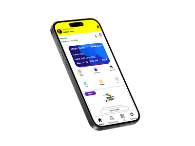 Medic Bank - Mobile Banking App UI app design banking fintech mobile app ui userexperiance ux