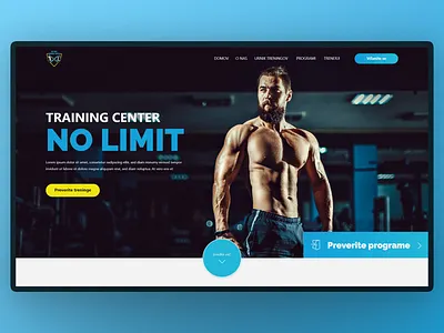 Fitness Website UI fitness ui ux web web design website