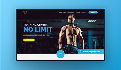 Fitness Website UI fitness ui ux web web design website