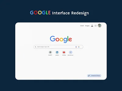 Google UI Redesign Practice figma google ui ui design
