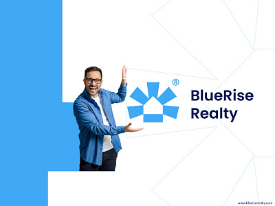 Real Estate Logo, Home Logo asrafuluix bluerise realty creative logo home icon home logo home solutions house logo modern home modern home logo real estate logo smart home logo