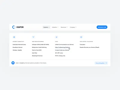 Solutions dropdown modal dropdown header modal navbar navigation ui uidesign